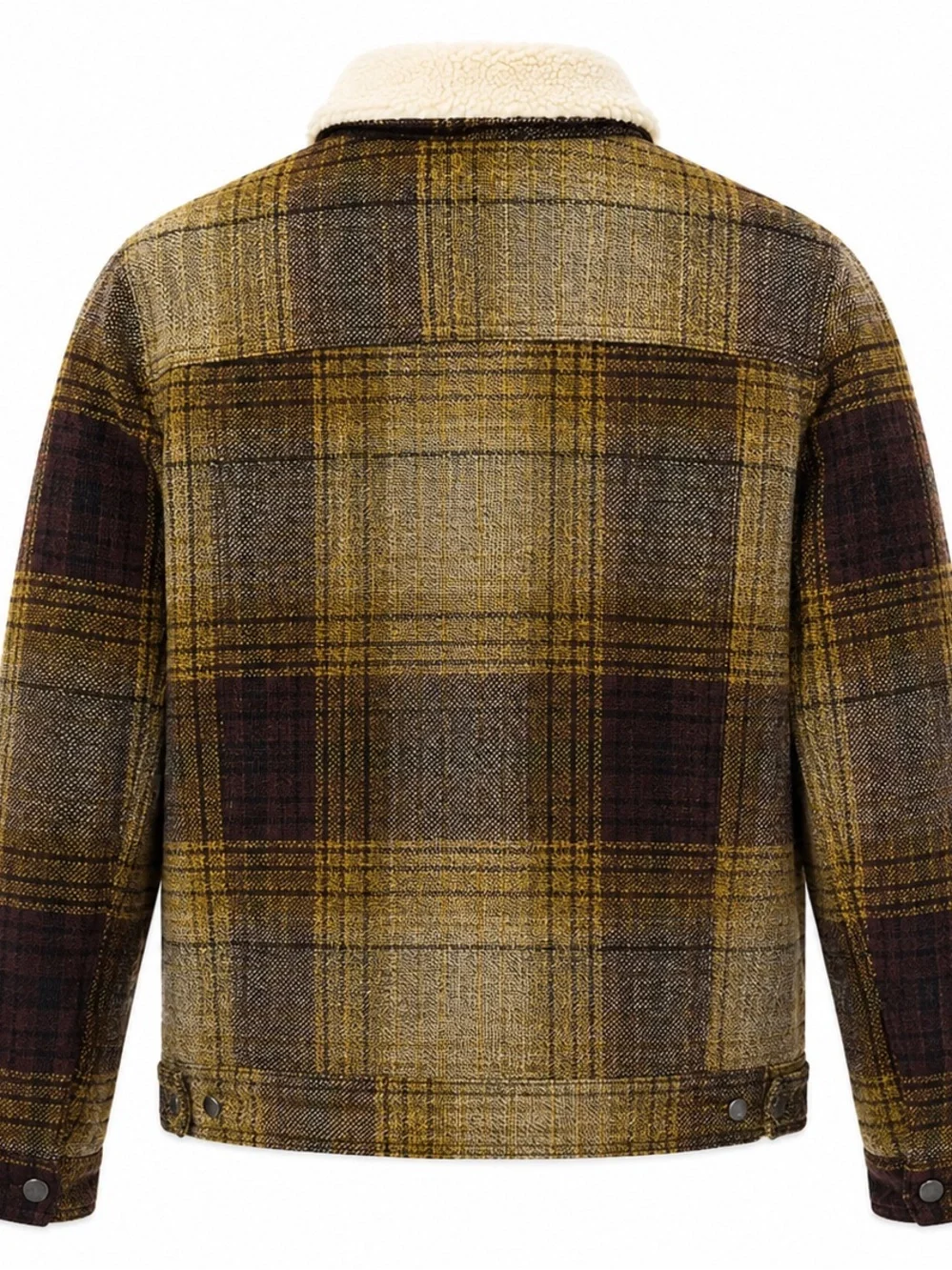 Levi’s Type III Plaid Sherpa Trucker Jacket Men’s L 16365-0168